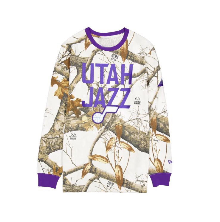 Men 2025 NBA Utah Jazz long sleeve T shirts style 1